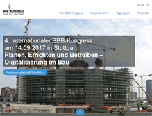 Tablet Screenshot of bbb-kongress.de